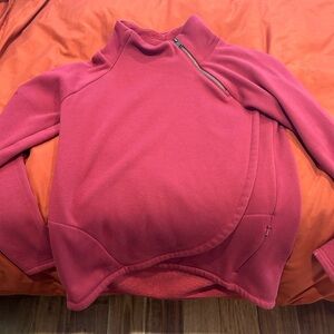 Women's Pink Fleece Pullover